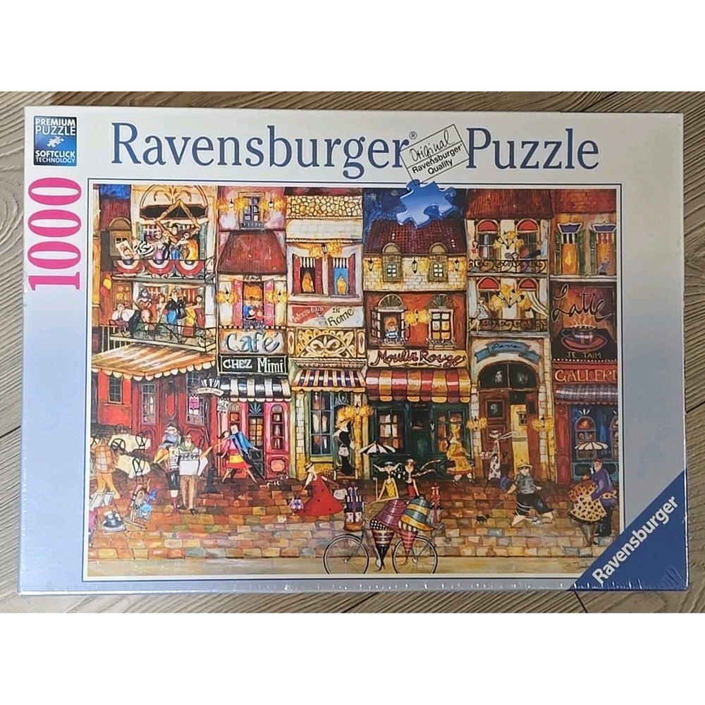 Ravensburger Streets of France 1000-Piece 27x20" Jigsaw Puzzle NEW Sealed